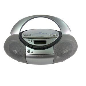 Sony CFD-S350 AM FM Stereo Radio CD Cassette Boombox Mega Bass Fully Tested